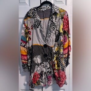 Women's Adore Colorful Floral Patterned Blazer